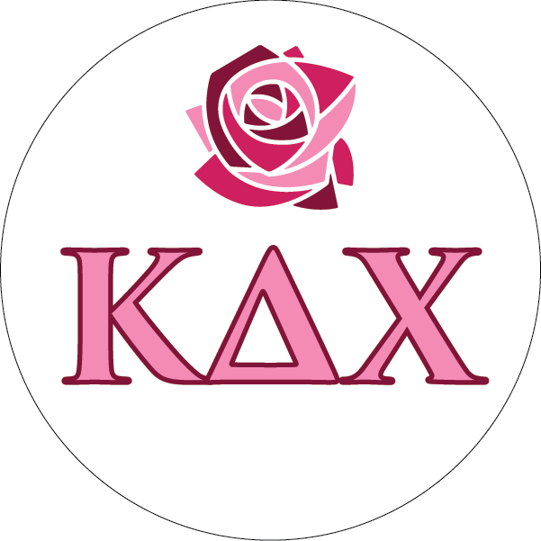 Kappa Delta Chi Sorority Car Decal Sticker- Full Color Circle Logo