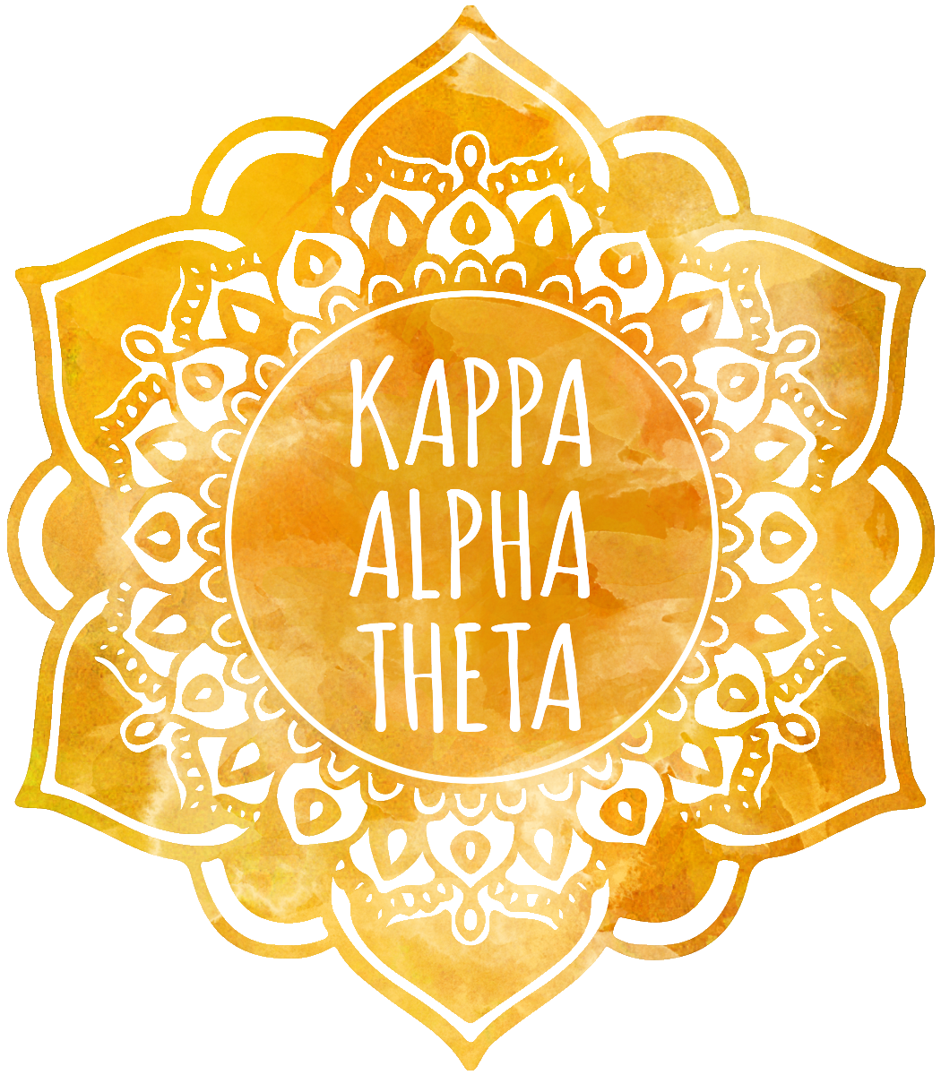 Kappa Alpha Theta Mandala Air Freshener