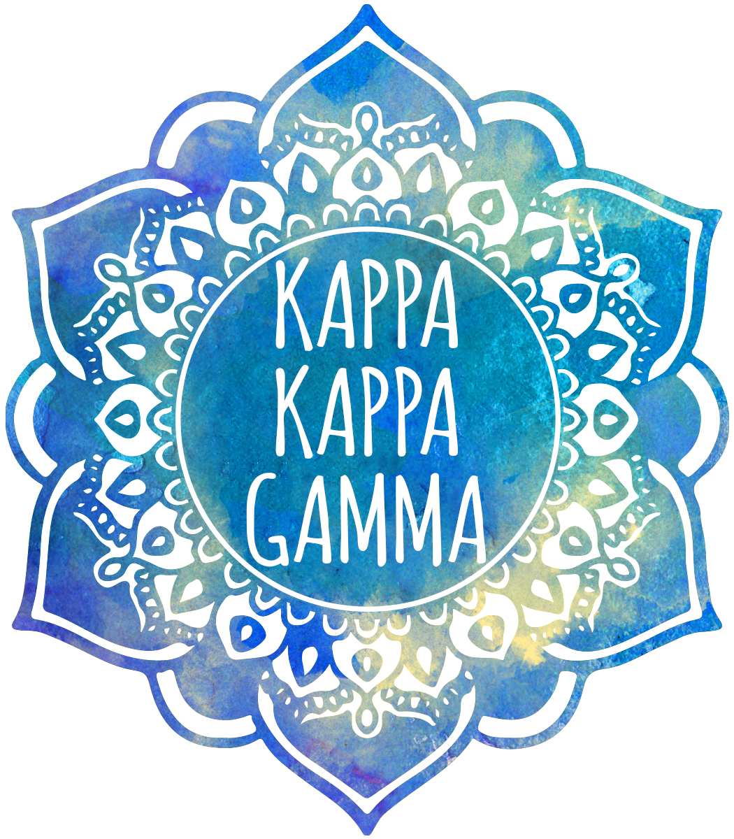 Kappa Kappa Gamma Mandala Air Freshener