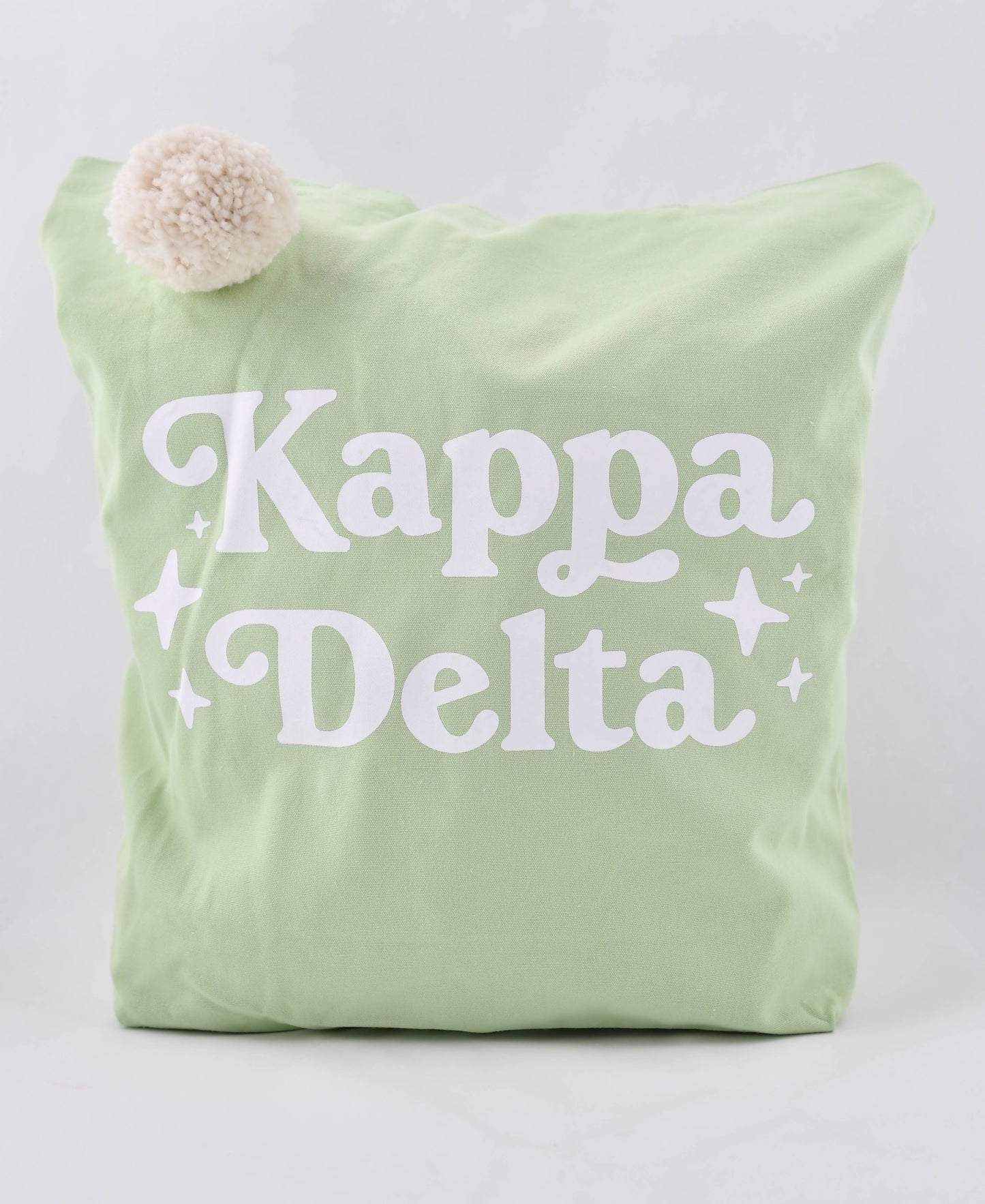 Kappa Delta Retro Pom Pom Tote Bag