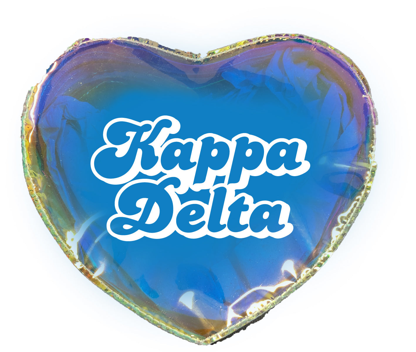 Kappa Delta Heart Shaped Makeup Bag