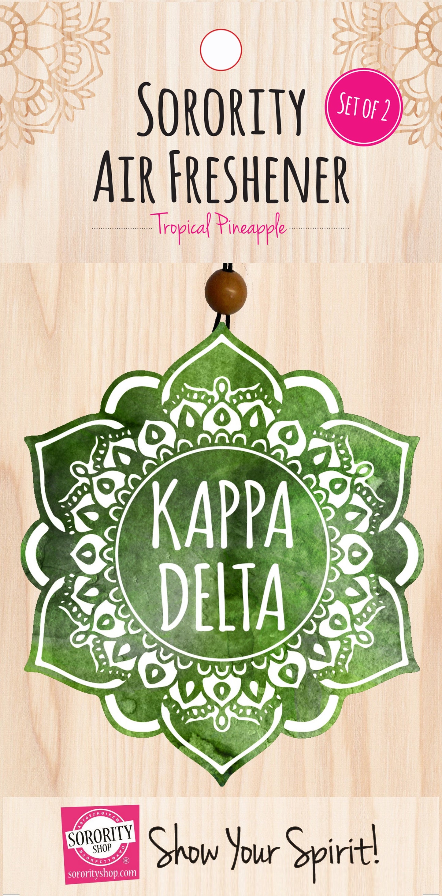 Kappa Delta Mandala Air Freshener