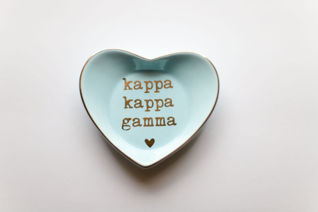 Kappa Kappa Gamma Ceramic Ring Dish