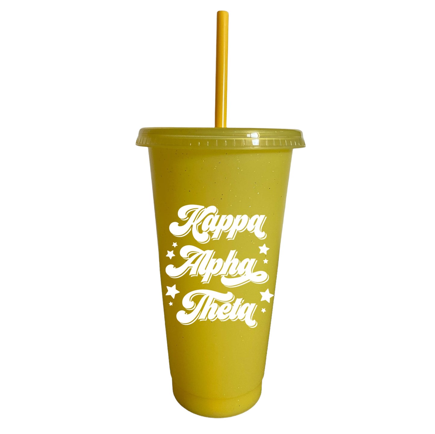 Kappa Alpha Theta Glitter Color Changing Cup 4-Pack