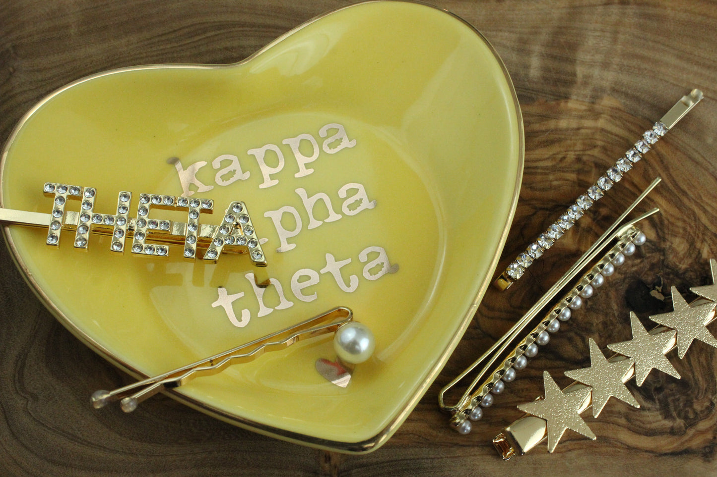 Kappa Alpha Theta Sorority Hair Clips