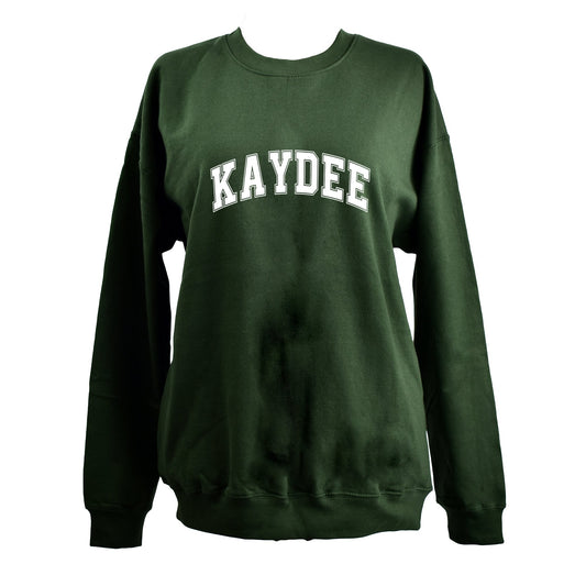 Kappa Delta Sweatshirt- Crewneck Varsity Letters Design