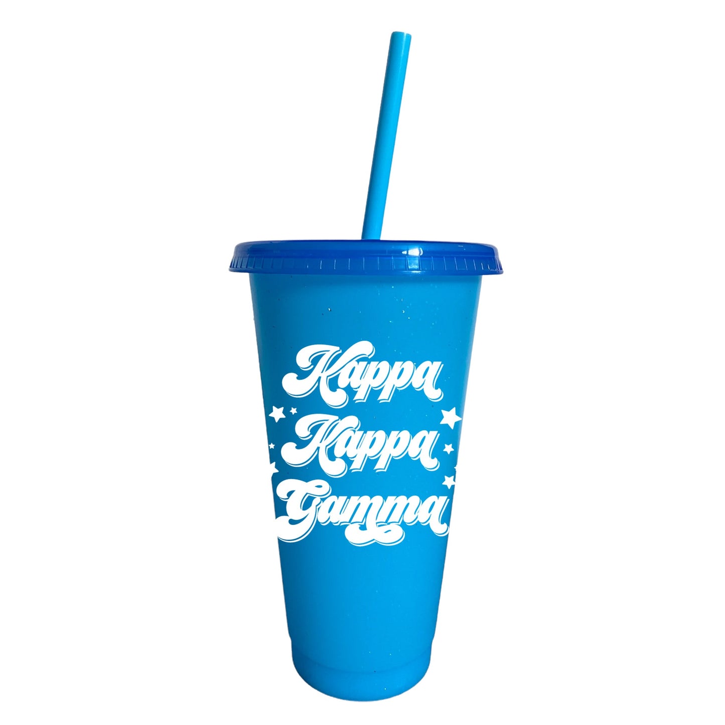 Kappa Kappa Gamma Glitter Color Changing Cup 4-Pack