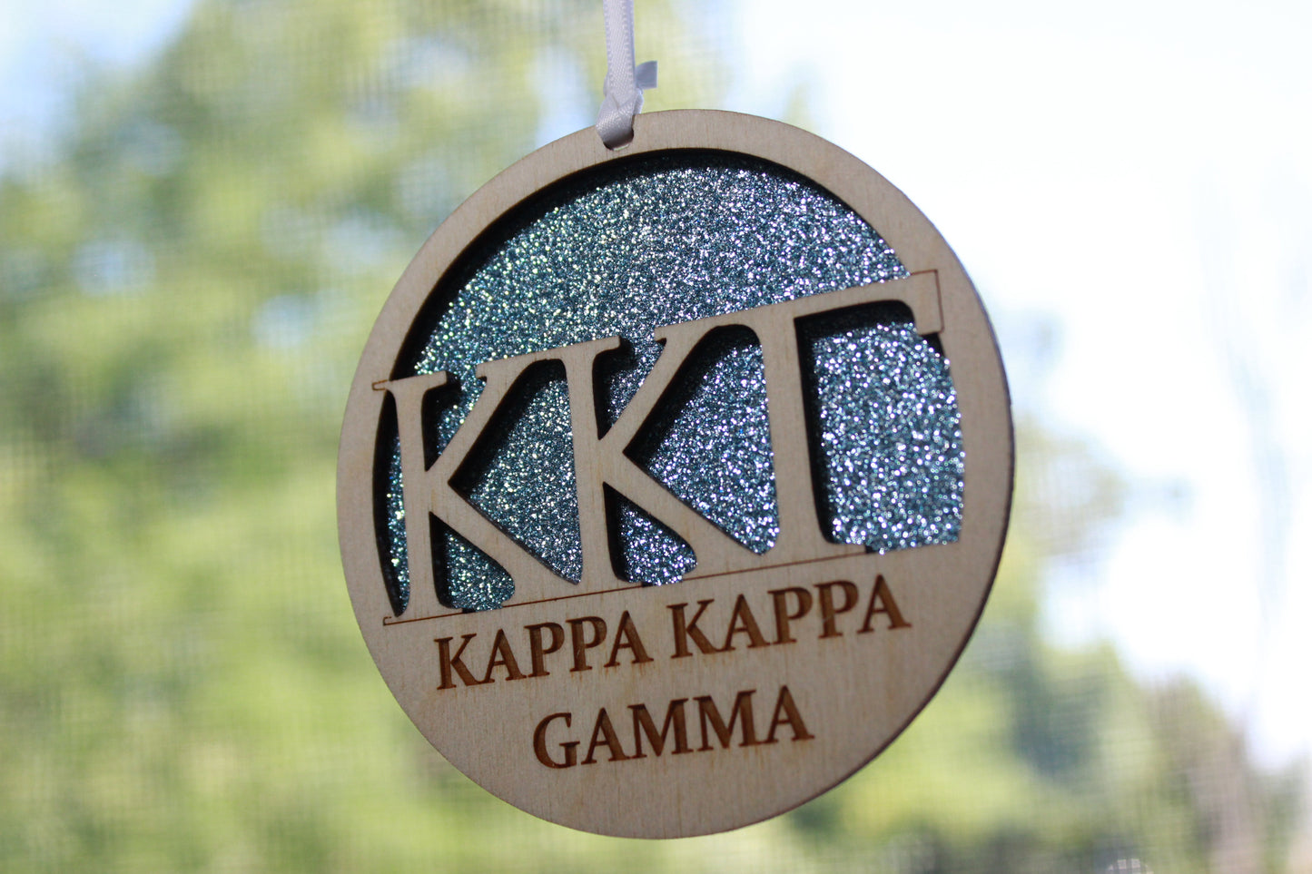 Kappa Kappa Gamma - Laser Carved Ornament - 3" Round