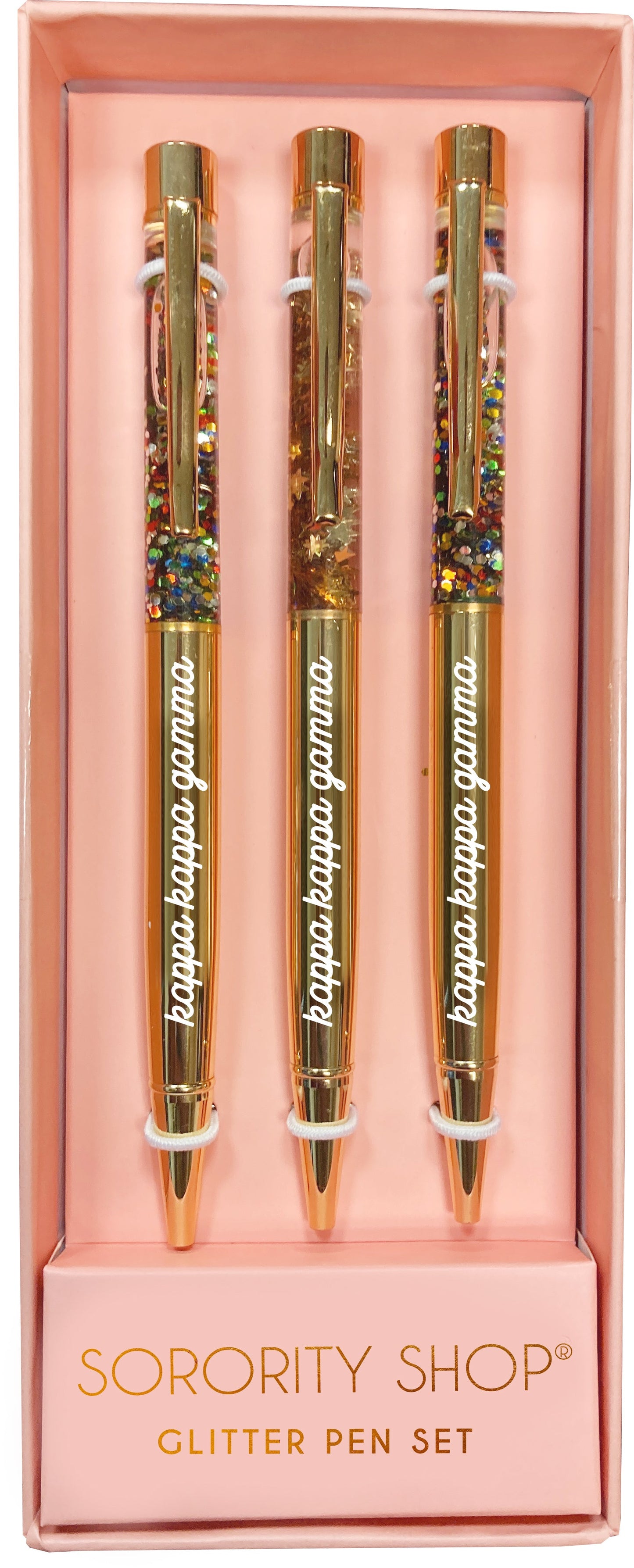 Kappa Kappa Gamma Glitter Pens (Set of 3)