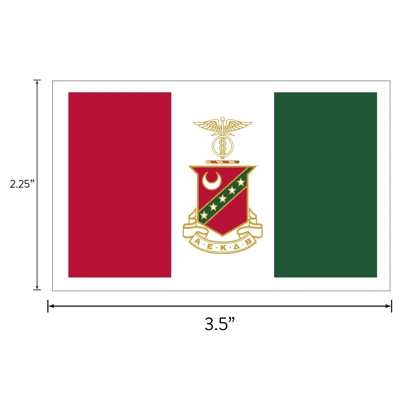 Kappa Sigma Fraternity Brand Focus Sticker Sheet