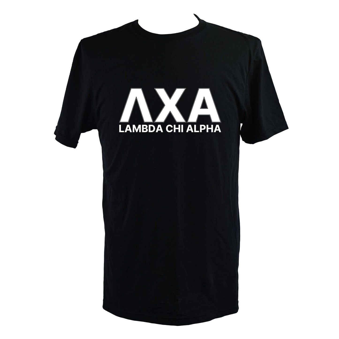 Lambda Chi Alpha Fraternity T-Shirt- Varsity Greek Letters Design