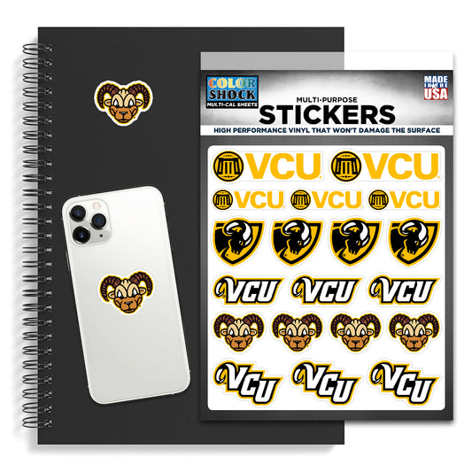 VCU Multical Sticker Sheet
