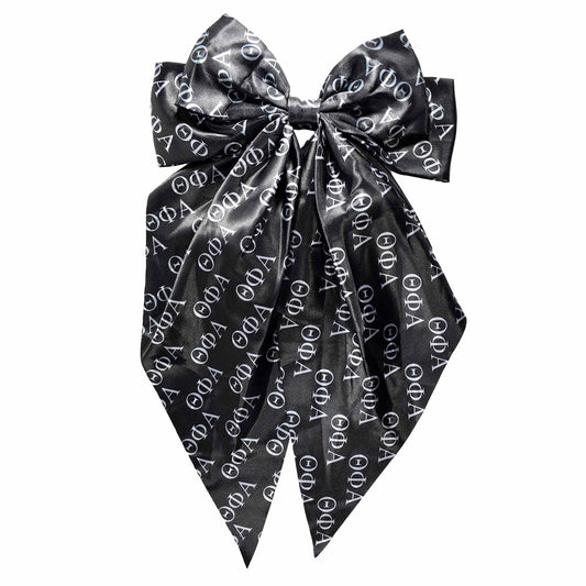Theta Phi Alpha Greek Letters Hair Bow