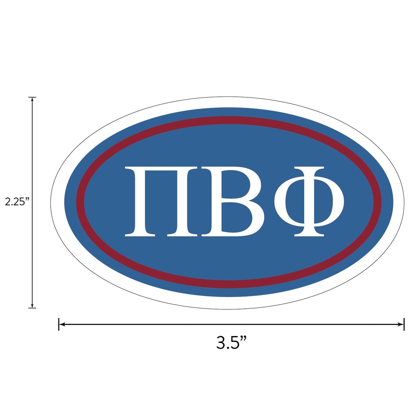 Pi Beta Phi Sorority Brand Focus Sticker Sheet