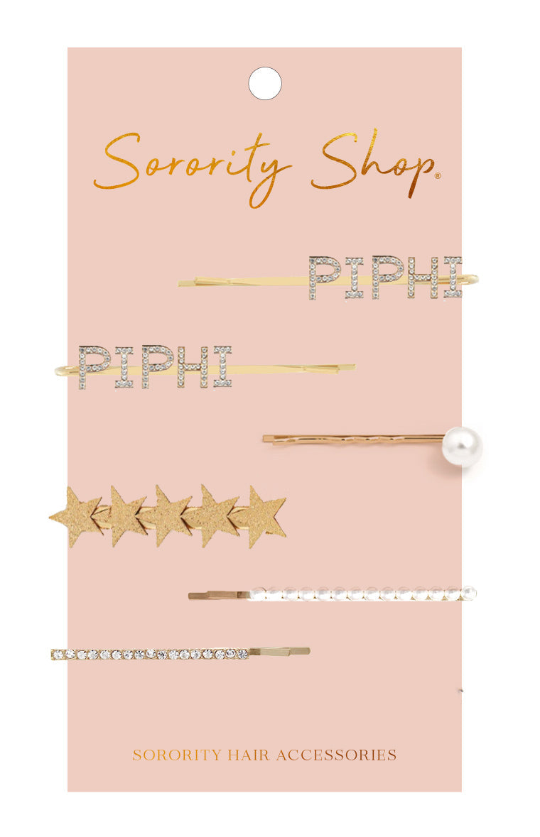 Pi Beta Phi Sorority Hair Clips