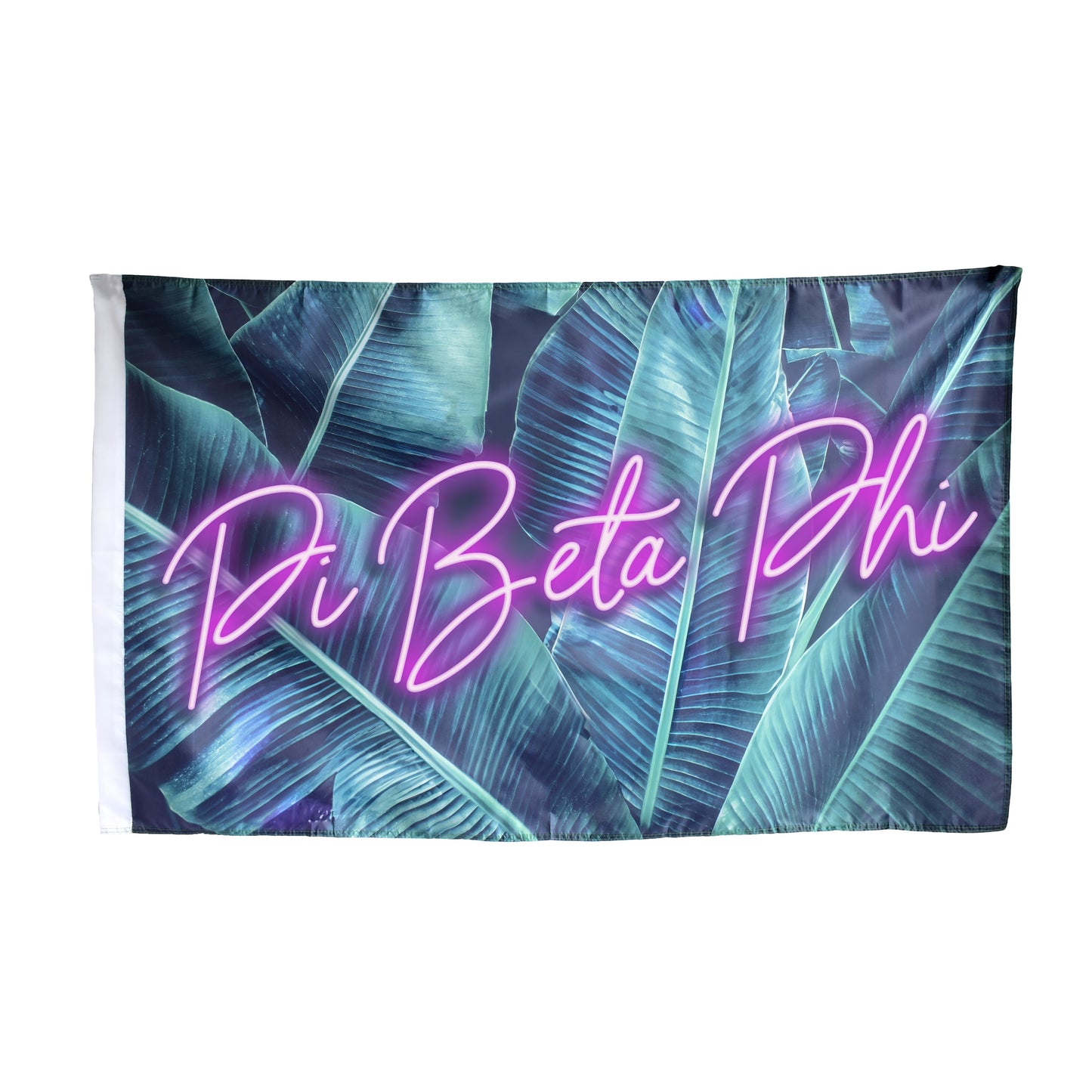 Pi Beta Phi Neon Palm Flag