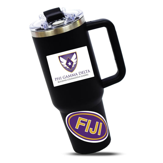 Phi Gamma Delta Fraternity Brand Focus Sticker Sheet