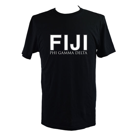 Phi Gamma Delta Fraternity T-Shirt- Varsity Greek Letters Design