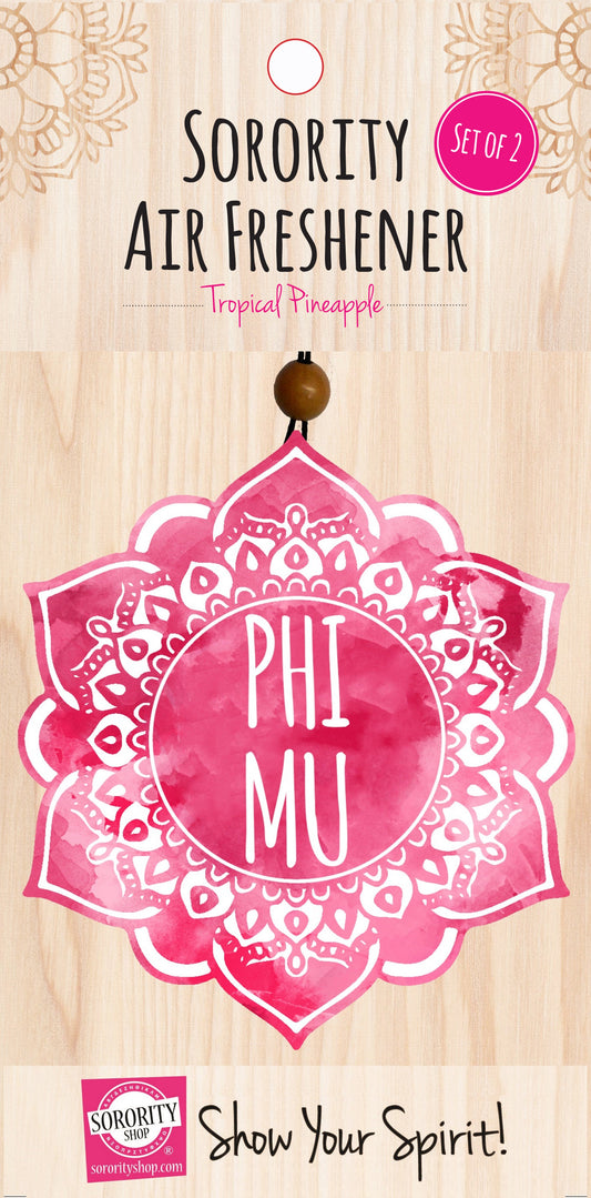 Phi Mu Mandala Air Freshener