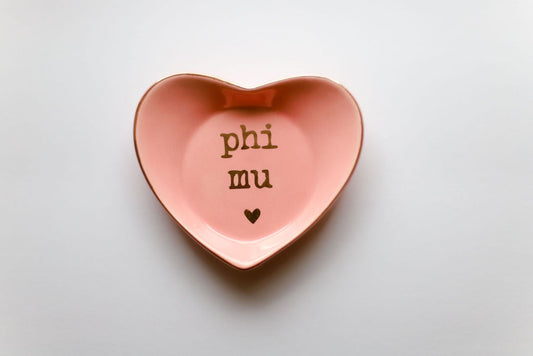 Phi Mu Ceramic Ring Dish - Virginia Book Company