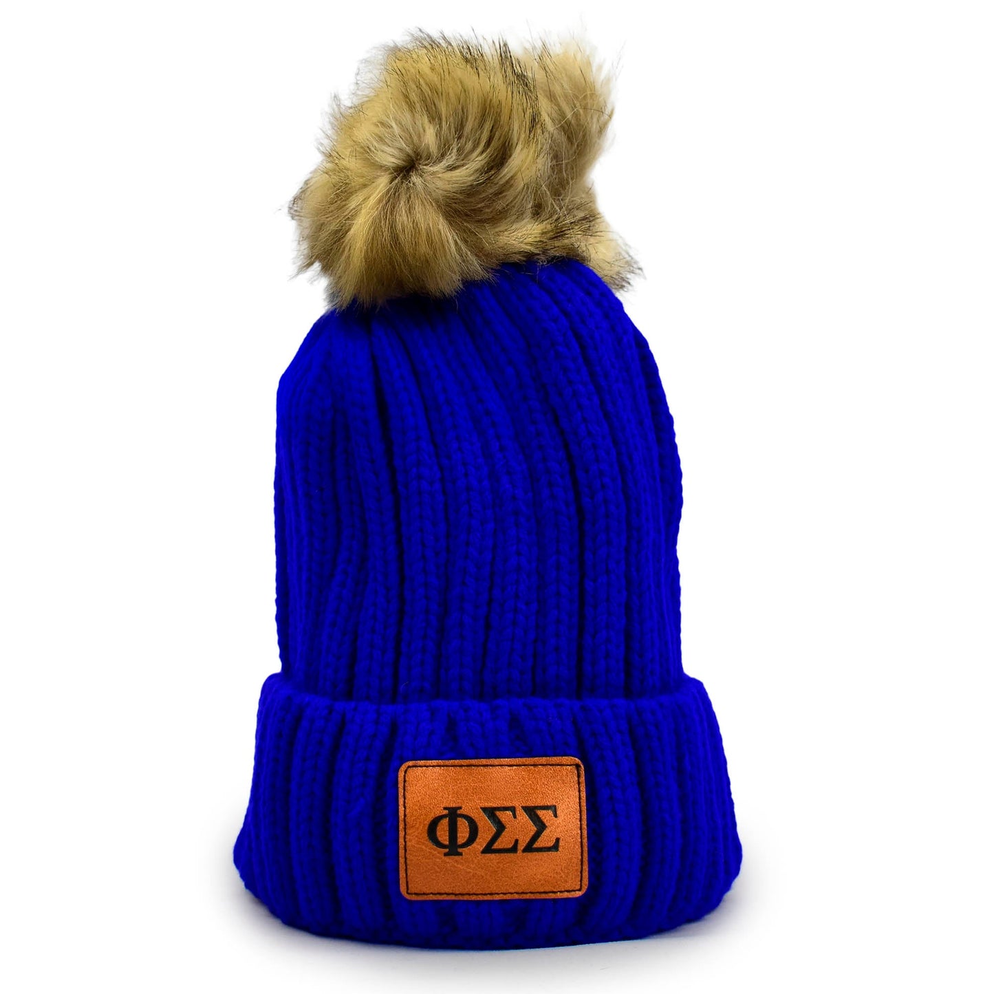 Phi Sigma Sigma Pom Pom Beanie Hat
