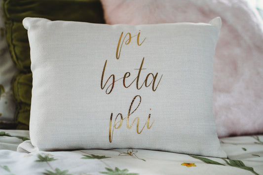 Pi Beta Phi Throw Pillow