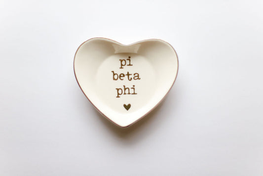 Pi Beta Phi Ceramic Ring Dish