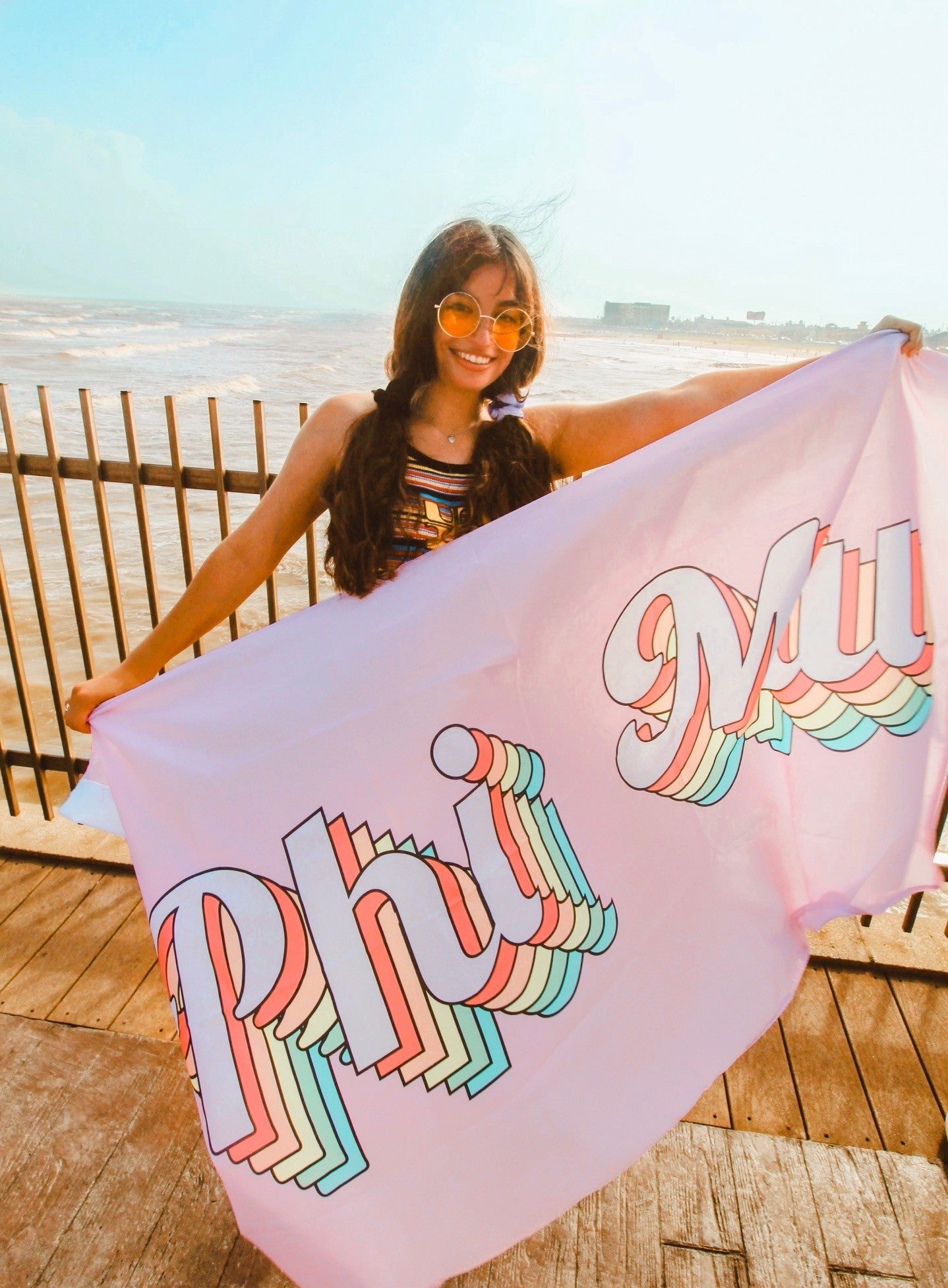 Delta Zeta Retro Flag