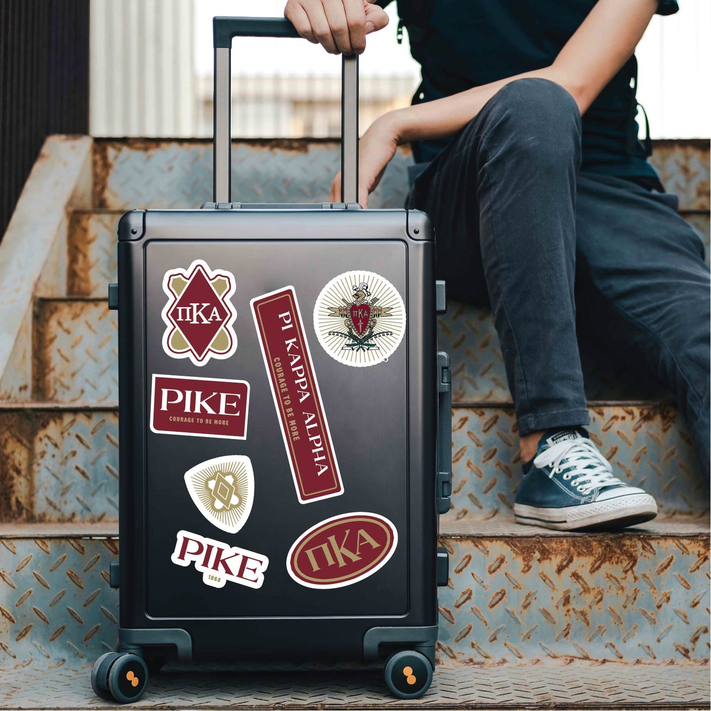 Pi Kappa Alpha Fraternity Brand Focus Sticker Sheet