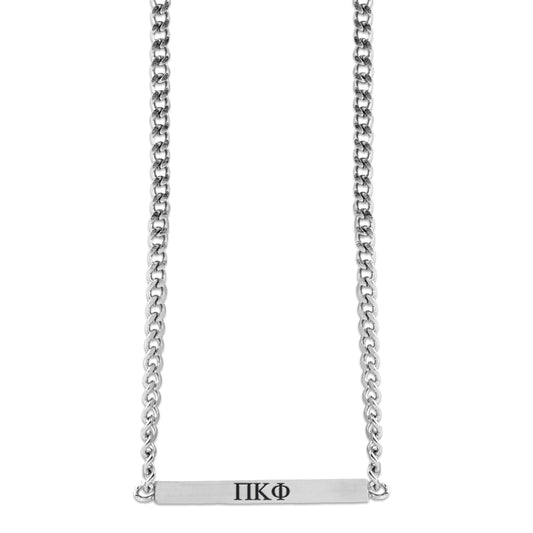 Pi Kappa Phi Fraternity Necklace- Greek Letters Pendant