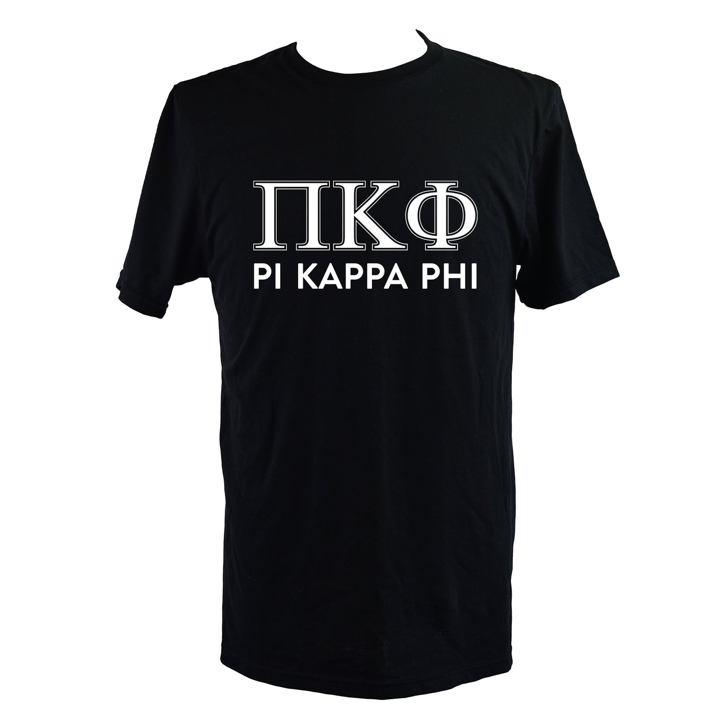 Pi Kappa Phi Fraternity T-Shirt- Varsity Greek Letters Design