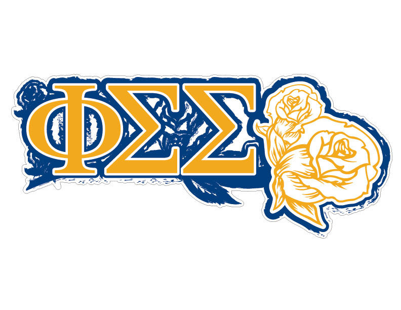 Phi Sigma Sigma <br>11.75 x 5 Laptop Skin/Wall Decal