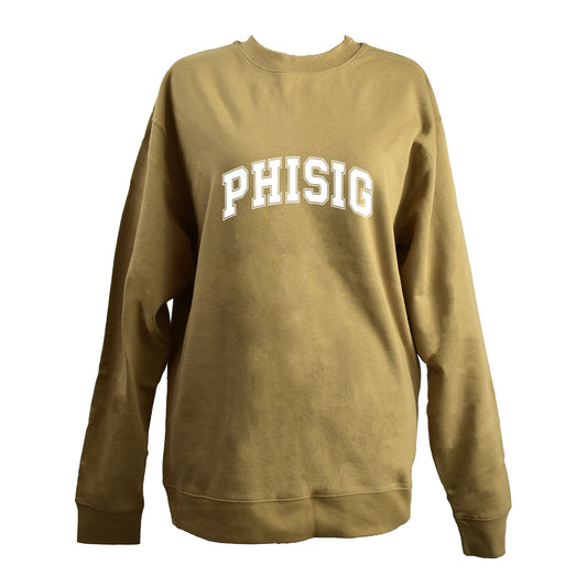 Phi Sigma Sigma Sweatshirt- Crewneck Varsity Letters Design