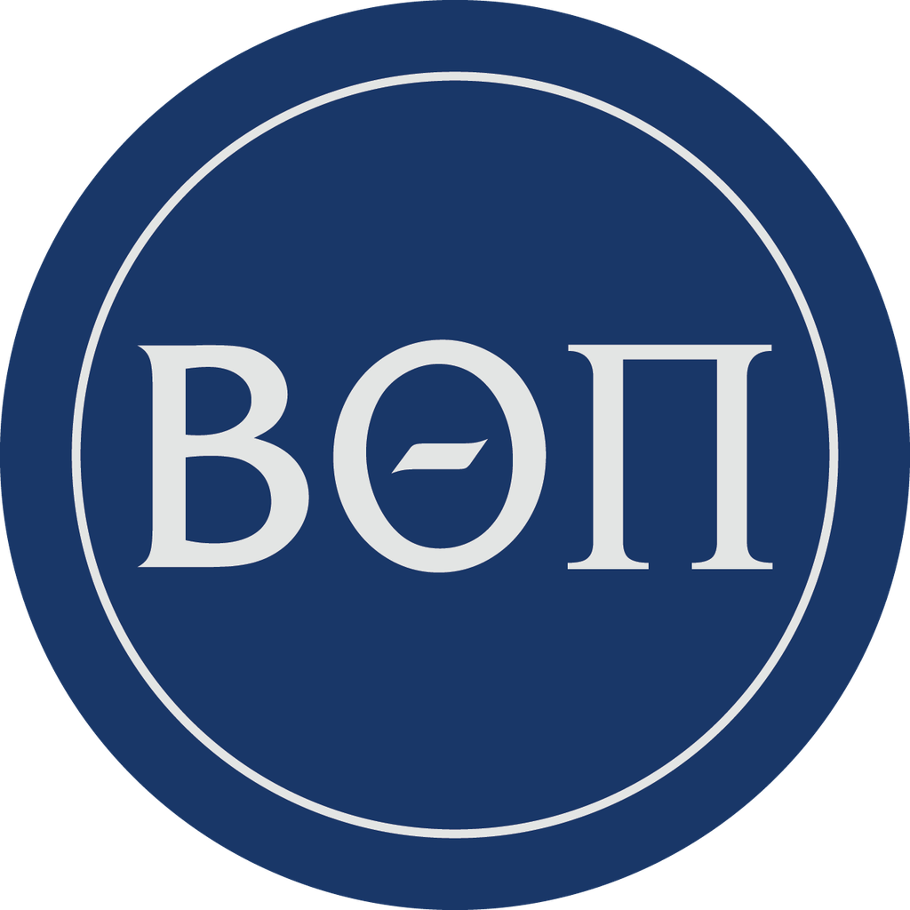 Beta Theta Pi Fraternity Car Decal Sticker- Full Color Circle Logo