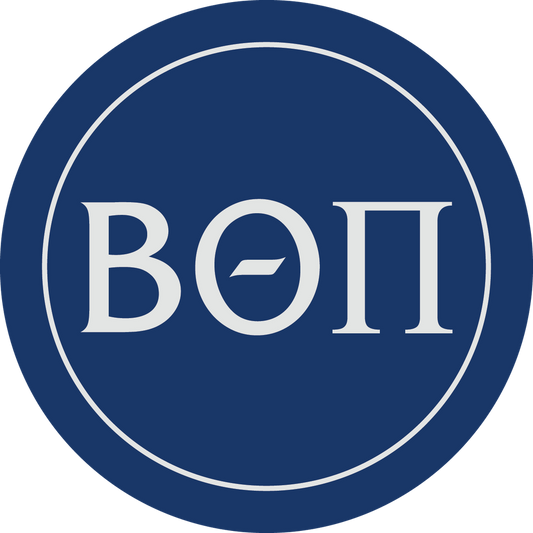 Beta Theta Pi Fraternity Car Decal Sticker- Full Color Circle Logo