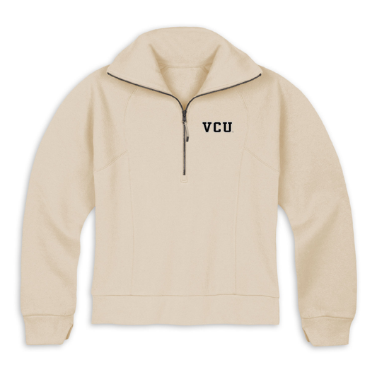 VCU Ladies 1/2 Zip Sweatshirt