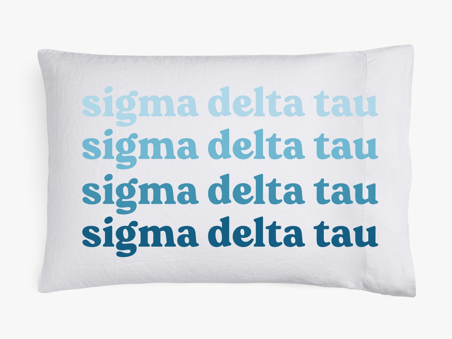 Sigma Delta Tau Cotton Pillowcase