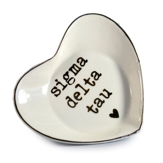 Sigma Delta Tau Ceramic Ring Dish