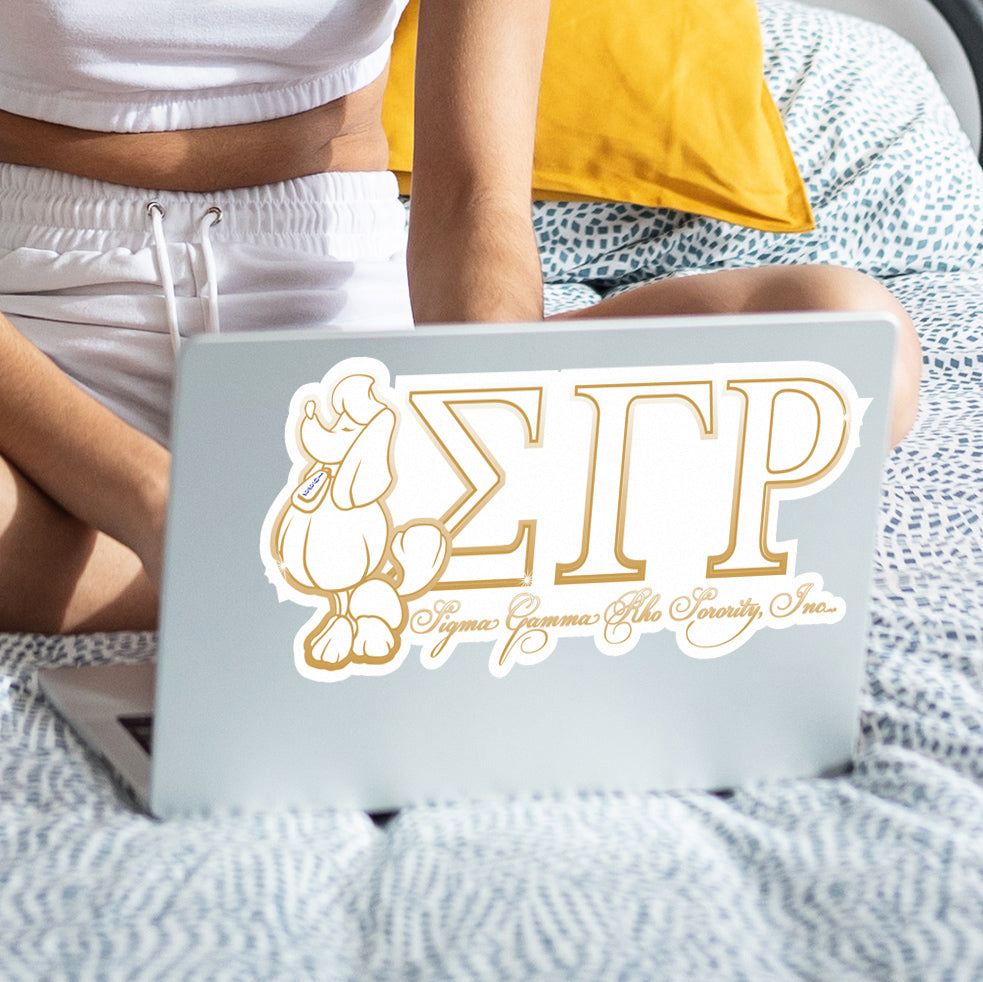 Sigma Gamma Rho Sorority, Incorporated Laptop Jumbo Sticker/Decal