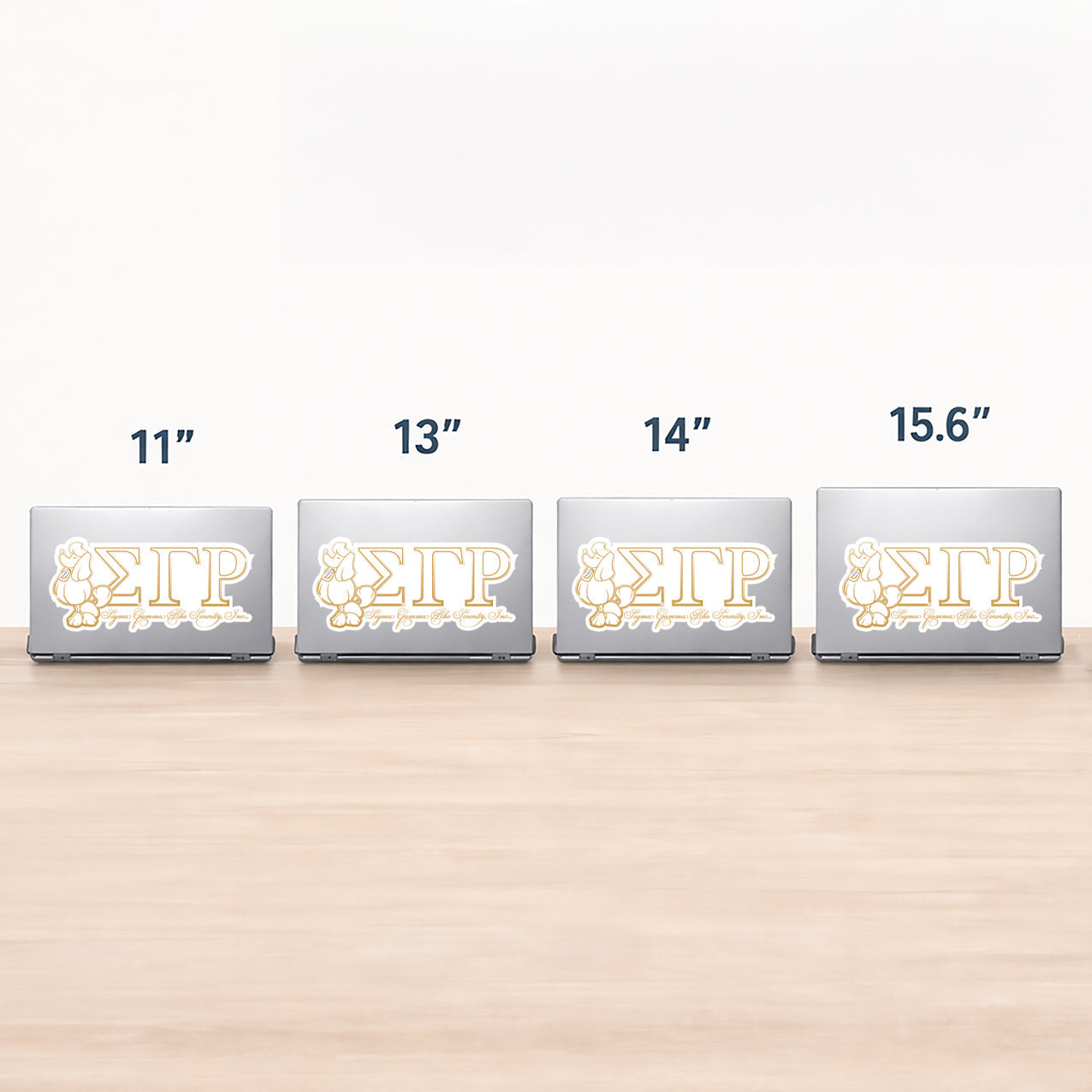 Sigma Gamma Rho Sorority, Incorporated Laptop Jumbo Sticker/Decal