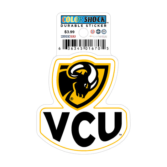 VCU Shield Durable Sticker