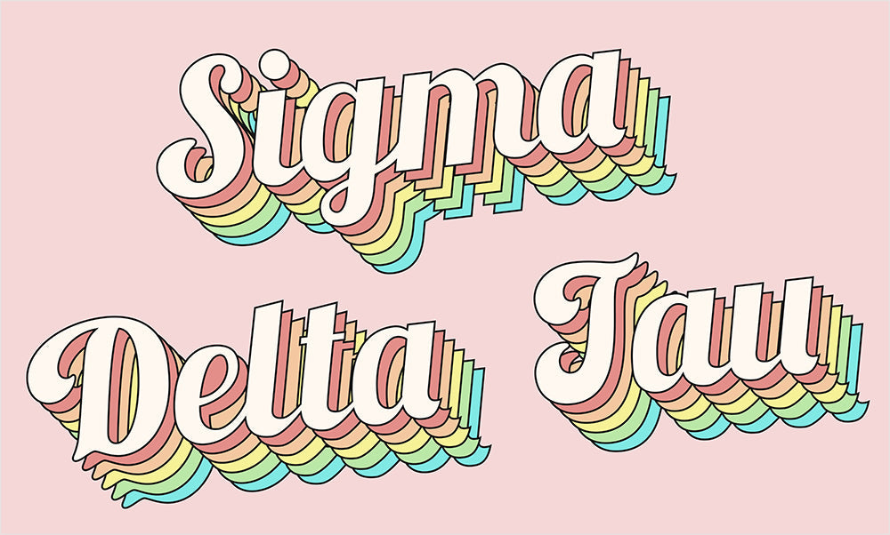 Sigma Delta Tau Sorority Flags