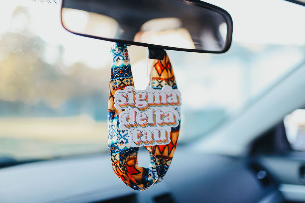 Sigma Delta Tau Retro Air Freshener