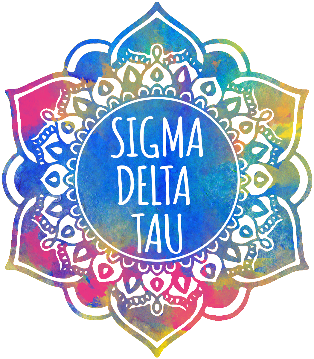 Sigma Delta Tau Mandala Air Freshener