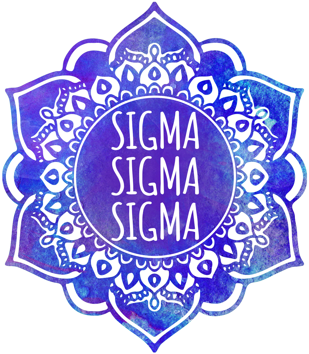 Sigma Sigma Sigma Mandala Air Freshener