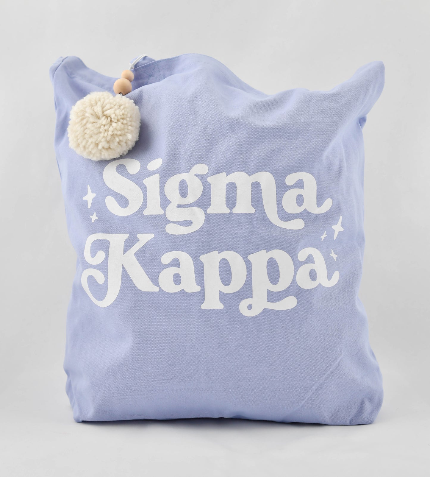 Sigma Kappa Retro Pom Pom Tote Bag