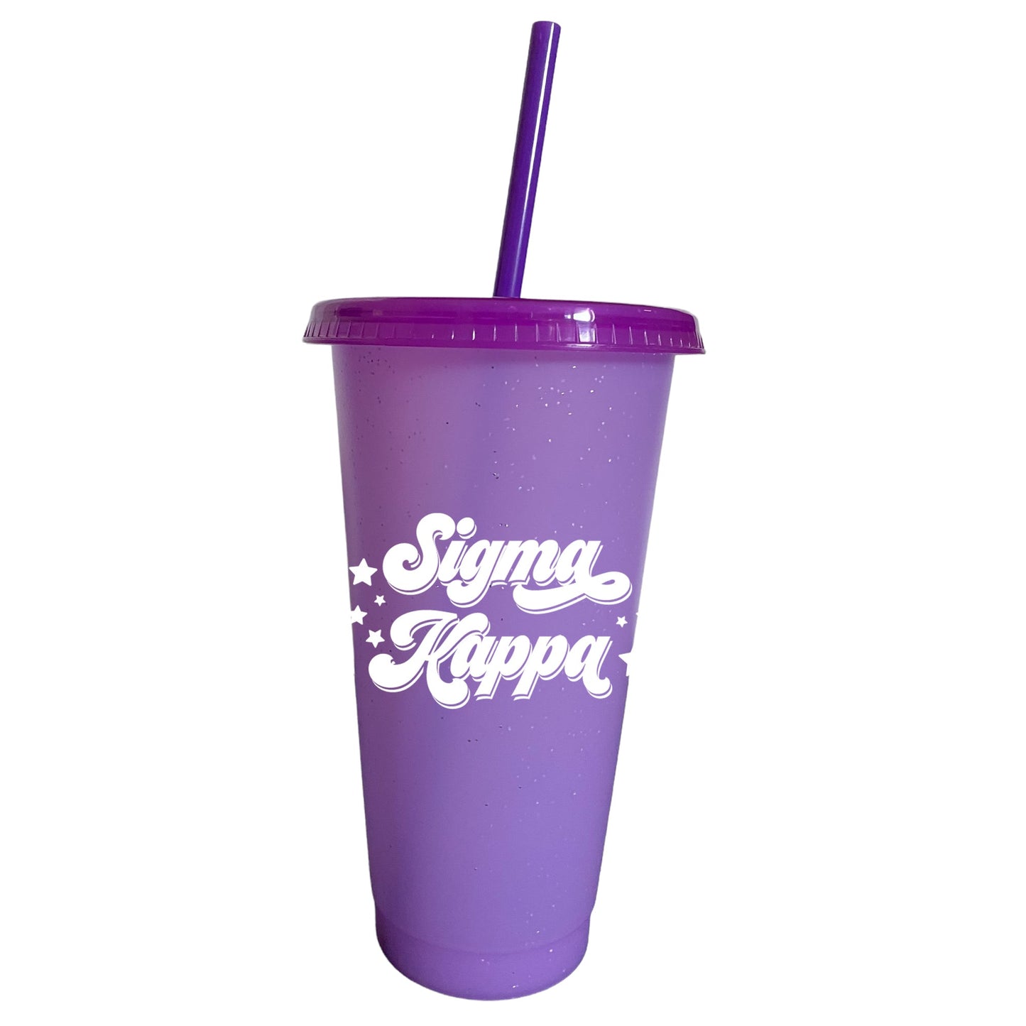 Sigma Kappa Glitter Color Changing Cup 4-Pack