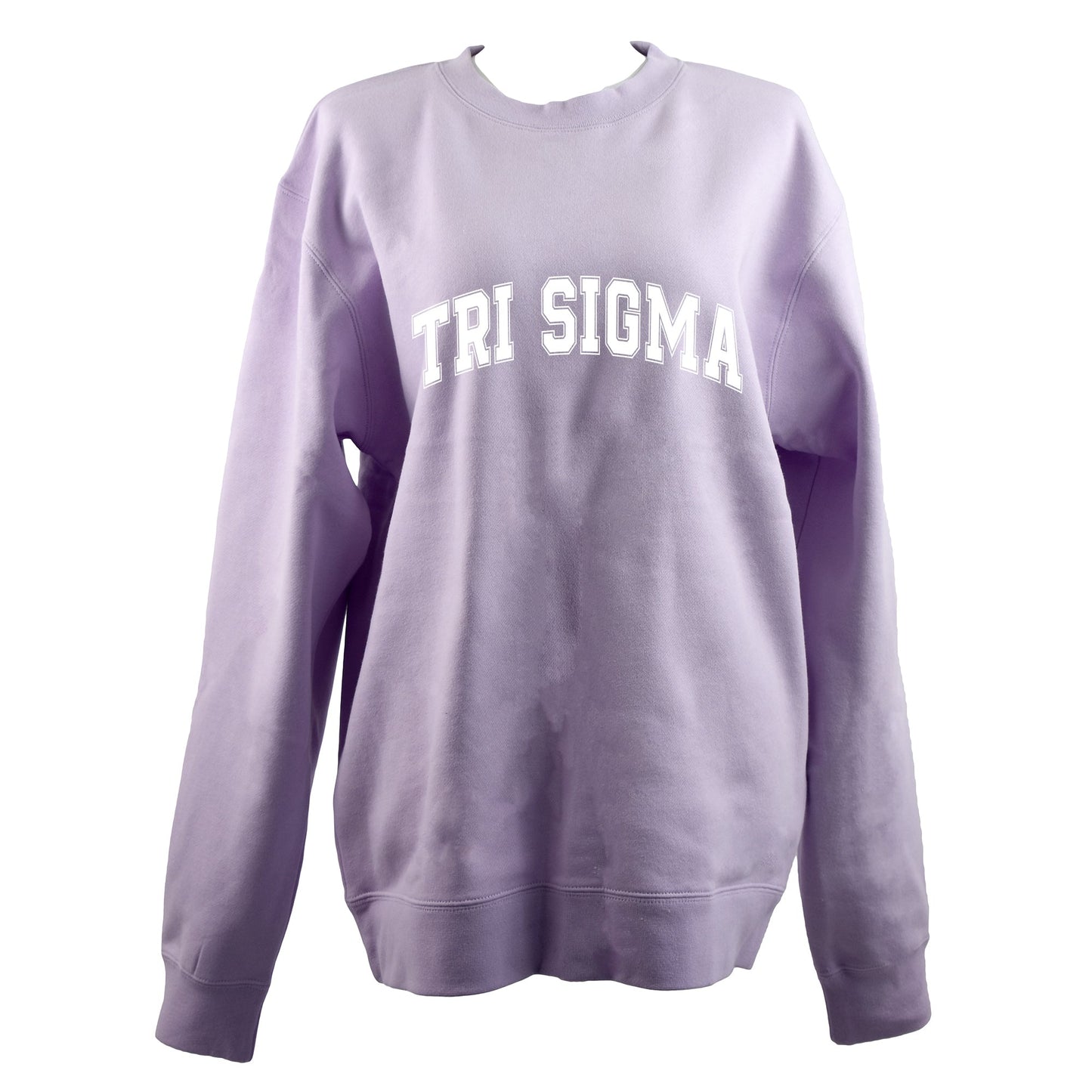 Sigma Sigma Sigma Sweatshirt- Crewneck Varsity Letters Design