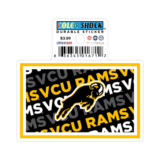 VCU Jumping Ram Durable Sticker