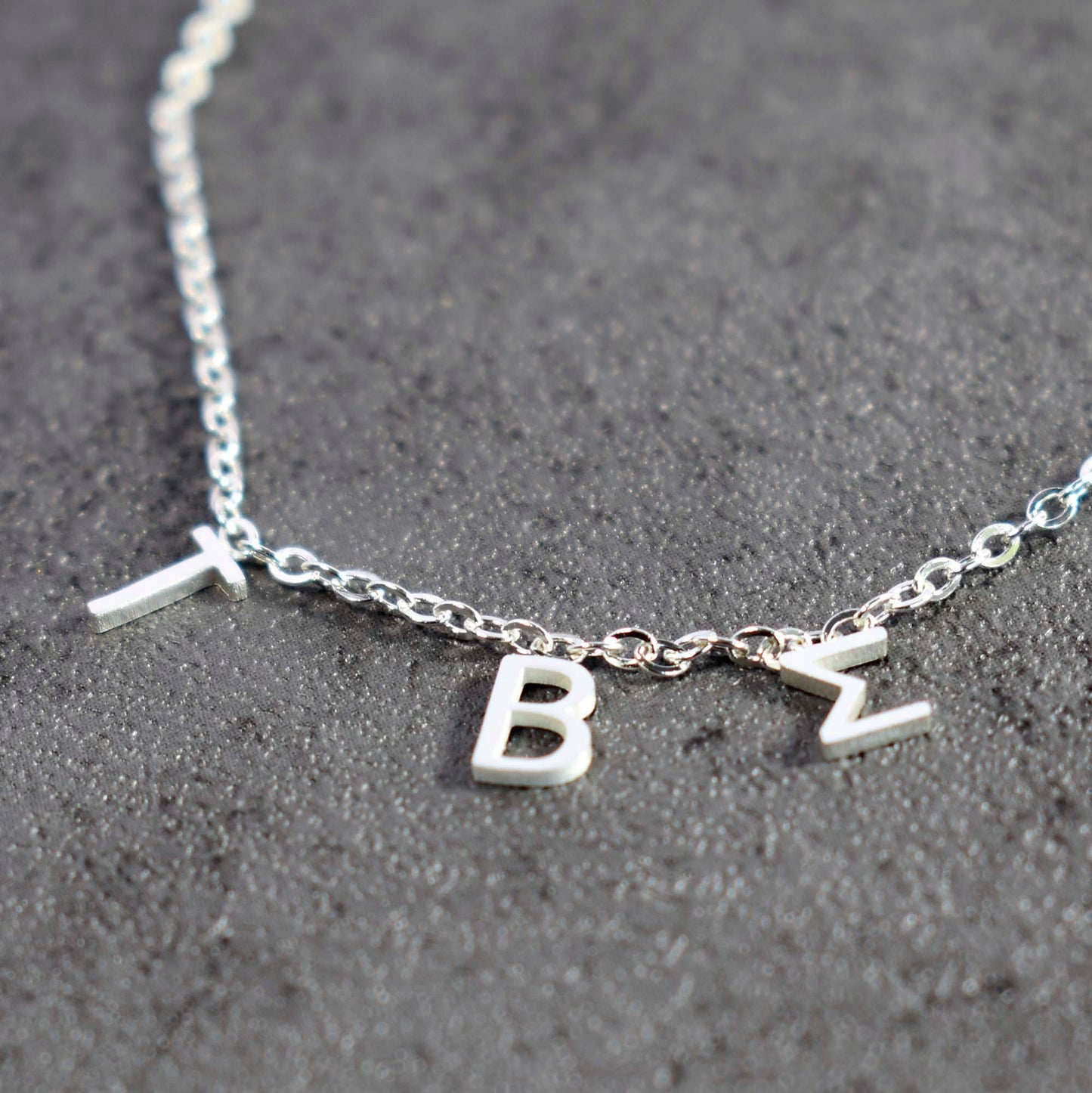 Tau Beta Sigma Silver Greek Letters Necklace